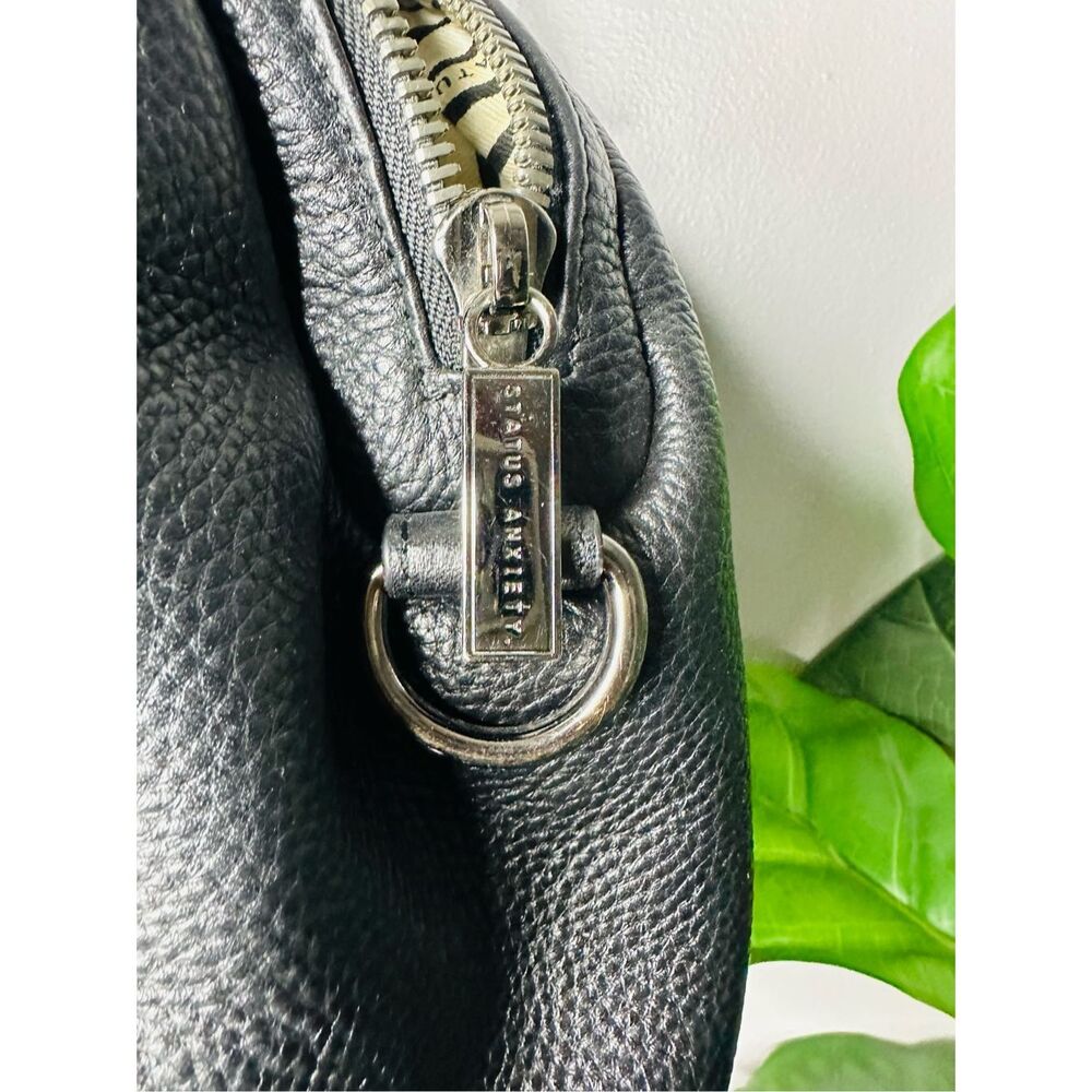 Status Anxiety Force Of Being Black Leather Handbag - Picture 3 of 10